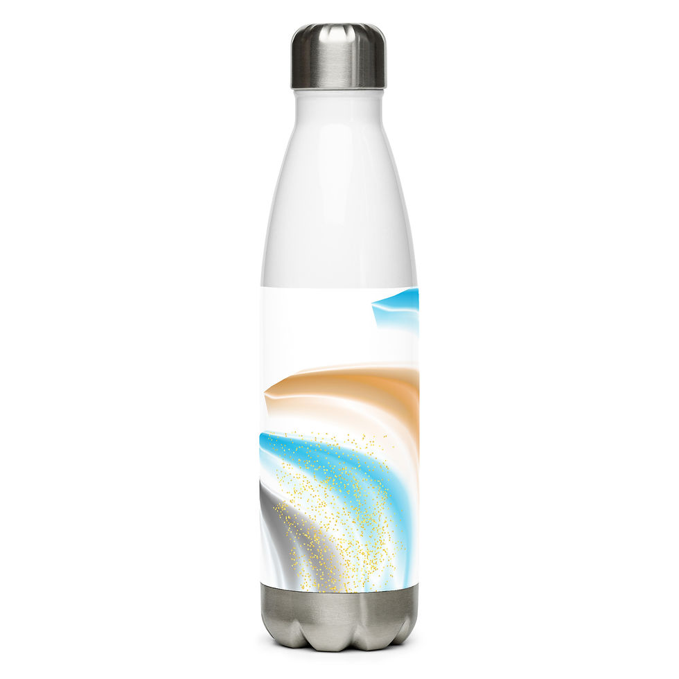 Thumbnail: Porcelain Shells Stainless Steel Water Bottle