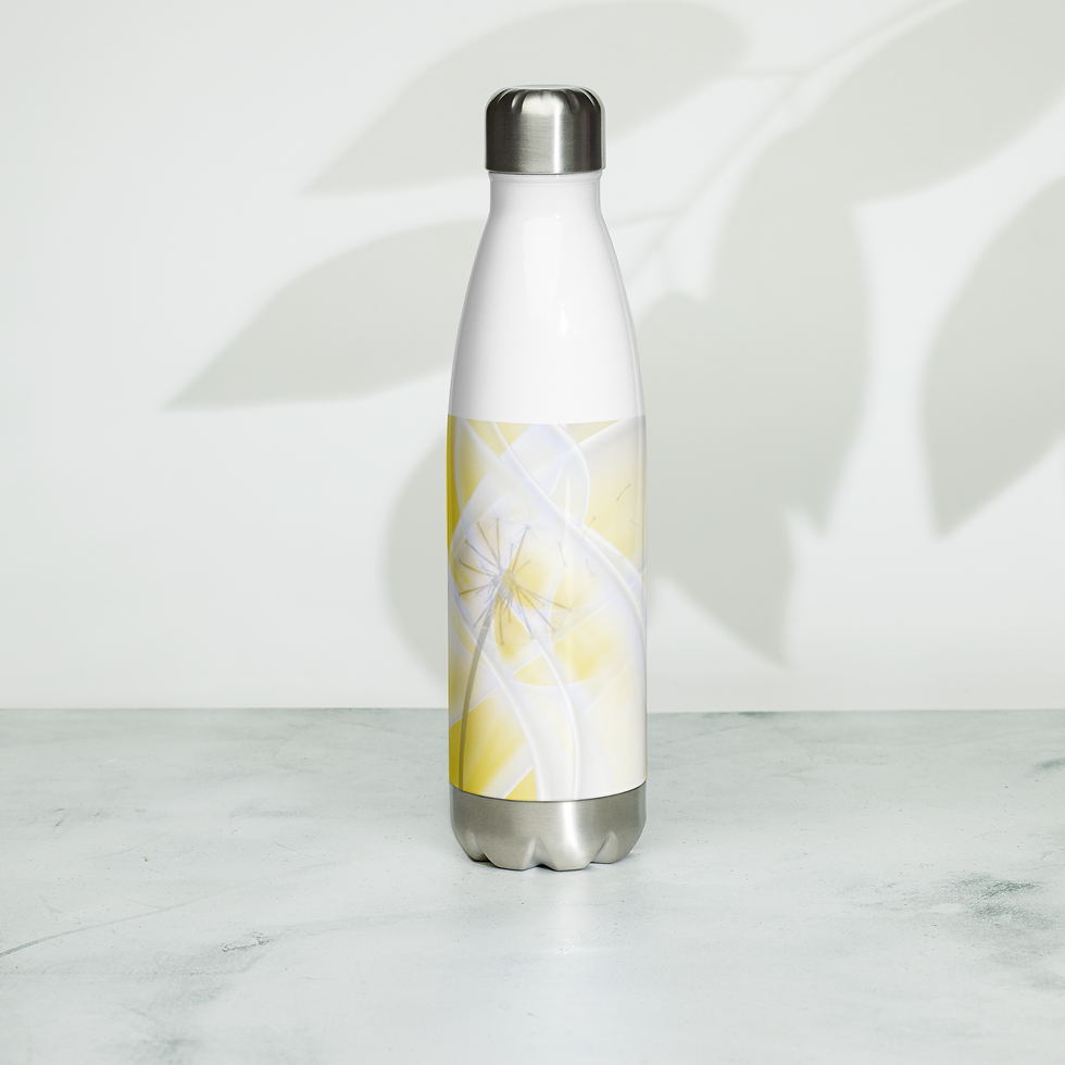 Thumbnail: Lemon Flower Stainless steel water bottle