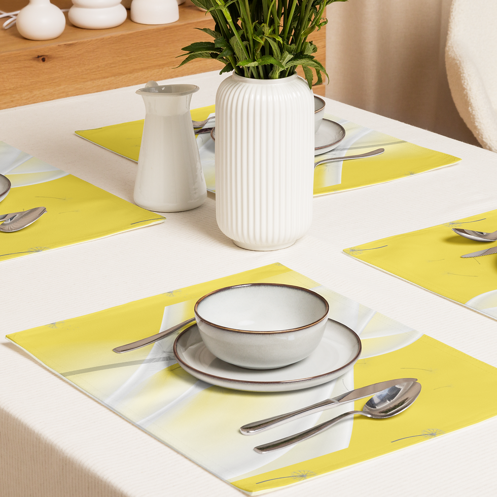 Thumbnail: Lemon Flower Placemat Set