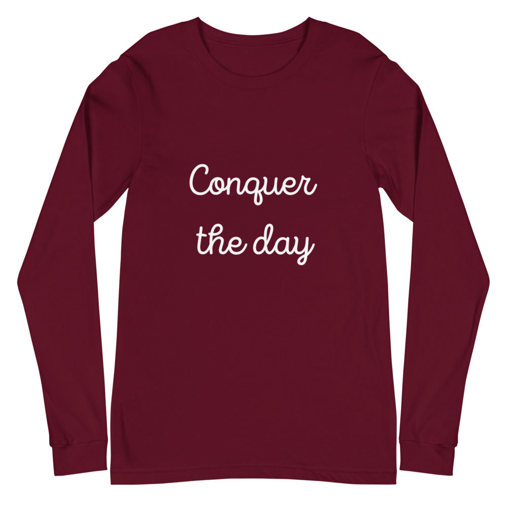 Conquer the Day Unisex Long Sleeve Tee