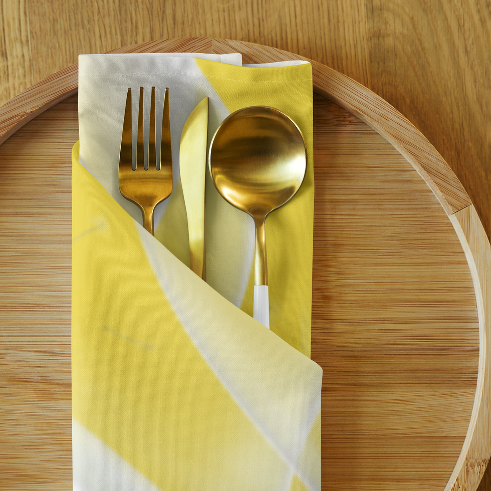 Thumbnail: Lemon Flower Cloth napkin set