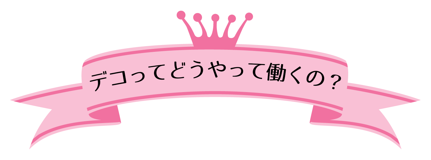 デコってどうやって働くの?.gif