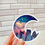 Thumbnail: Waterproof Vinyl Dreamy Moon Pittsburgh Skyline Sticker