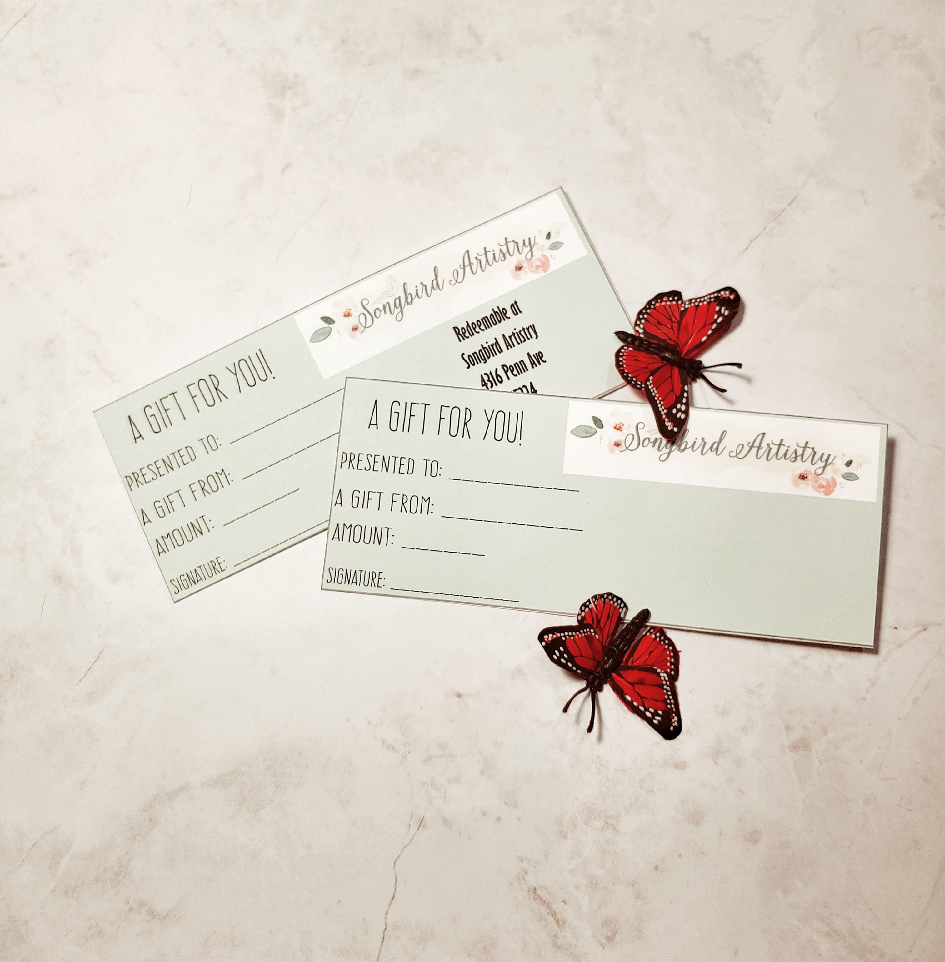 $25 Gift Certificate