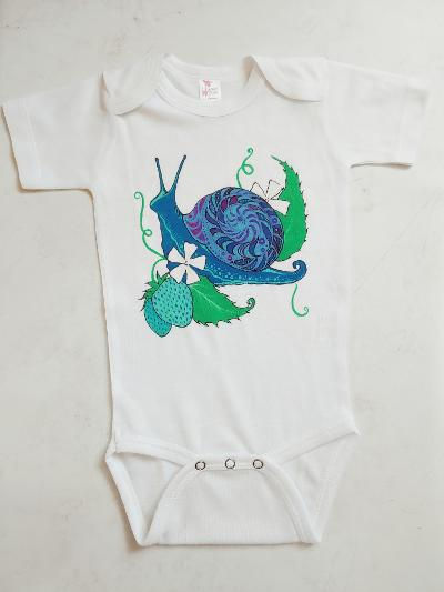 Thumbnail: Elephant, Fox, Snail, & Animal Onesies, Art by Katya Malkin