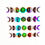 Thumbnail: Holographic Waterproof Vinyl Moon Phases Sticker | Free Shipping