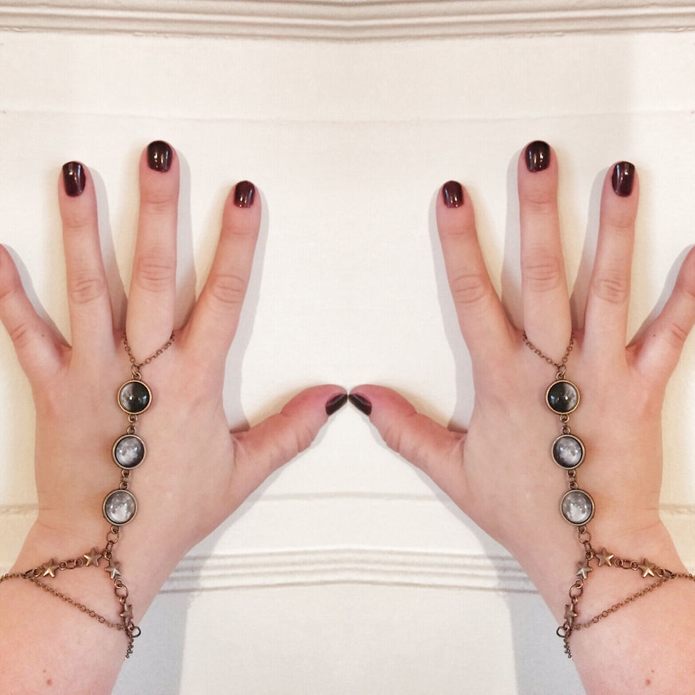 Moon Phase Bracelet W/Ring