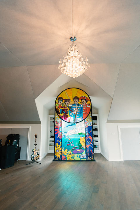 OCL Studios - Beatles stained glass