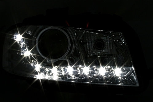 FAROIS LUZ DIURNA CROMADOS A3 8P