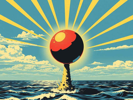 Pop Art depicting the atomic age and Scapa Flow