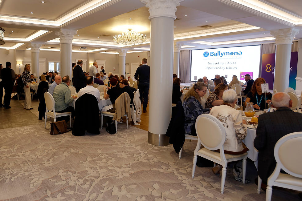 Ballymena Chamber of Commerce Hosts Successful Networking & AGM Event at Tullyglass Hotel and Residences
