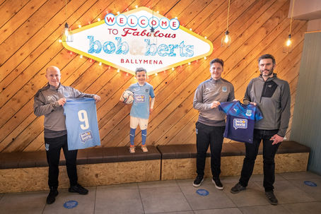 Ballymena United Youth Academy and Bob & Bert's announce exciting Partnership.