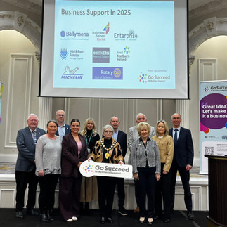 Guest Speakers at Ballymena Business Centres 'Business Support' Breakfast Networking Event
