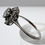 Thumbnail: 18ct White Gold Diamond Flower Ring - Size O