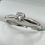 Thumbnail: 18ct White Gold 0.16 Carat Diamond Solitaire - Size N