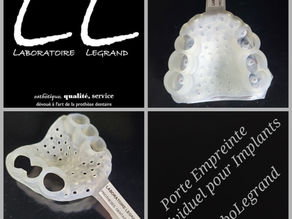 Porte Empreinte Individuel pour Implants à ciel ouvert