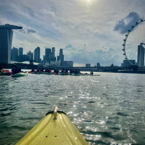 water spaces and blue plan tour