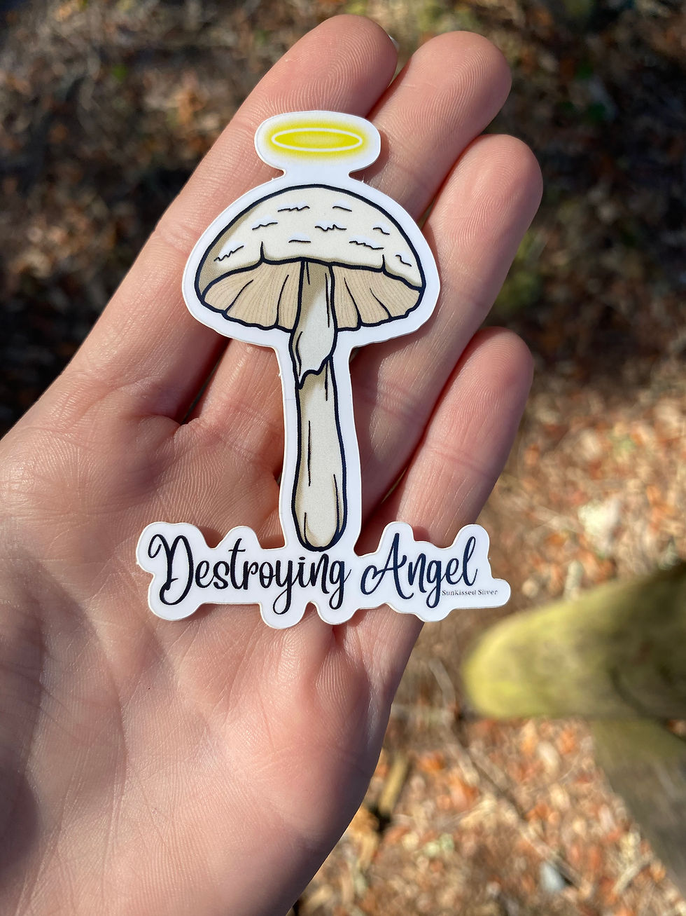 Thumbnail: Destroying Angel Mushroom Sticker