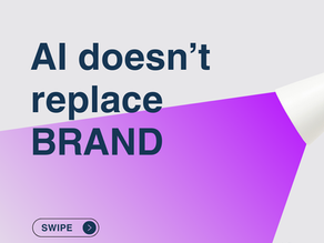 AI doesn’t replace your brand. It reveals whether you actually have one.