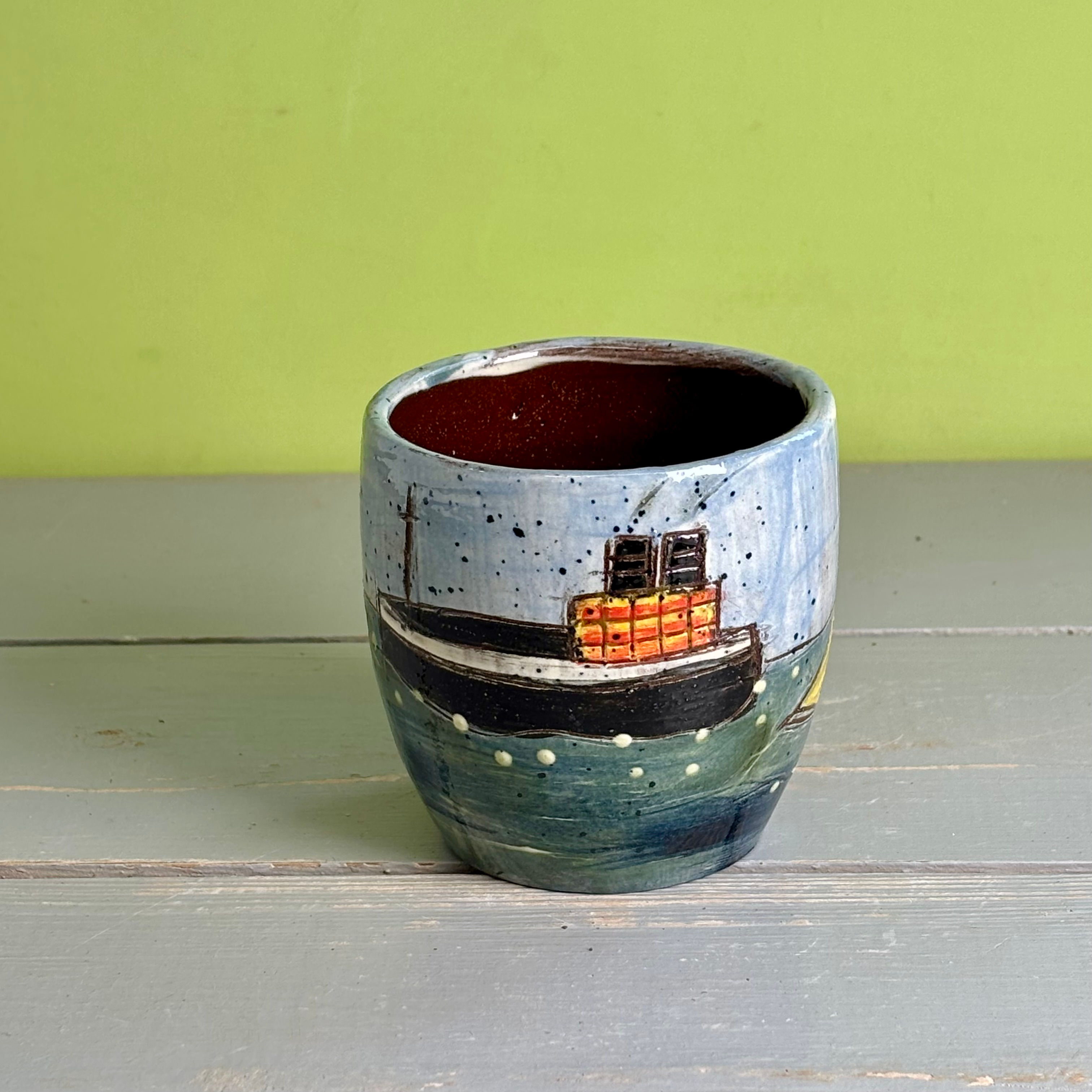 On the Ocean Wave Rum Cup