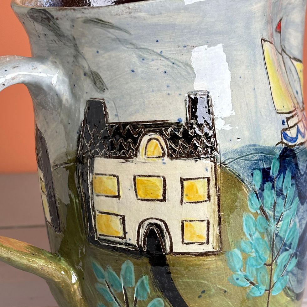 Thumbnail: Large Lifeboat and Village Jug