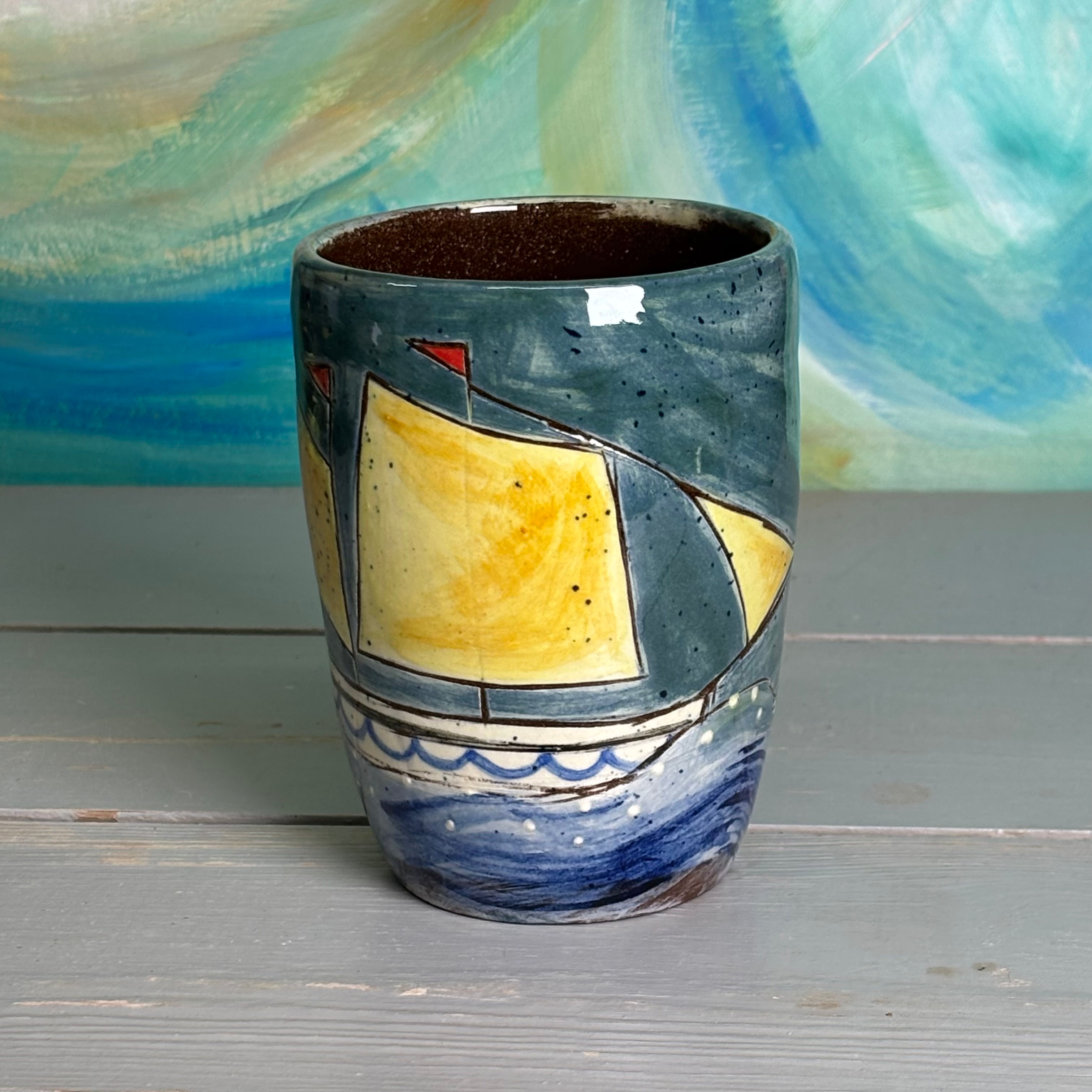 Lifeboat tall Rum Cup