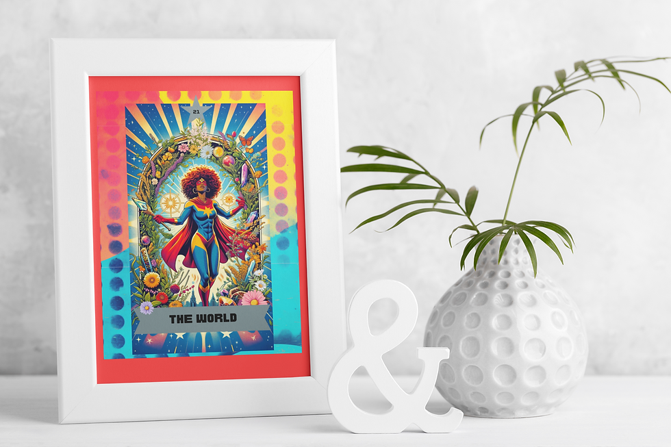 Thumbnail: Heroes Within Tarot Collection | The World