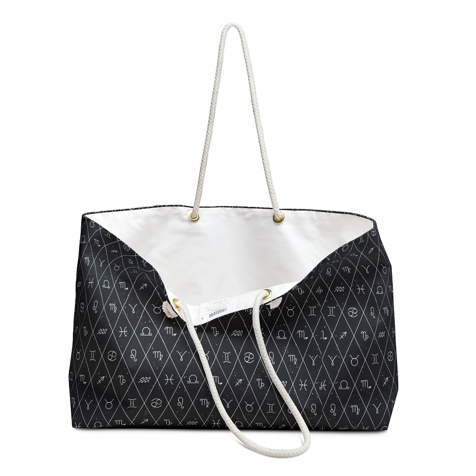 Thumbnail: Zodiac Print Weekender Bag