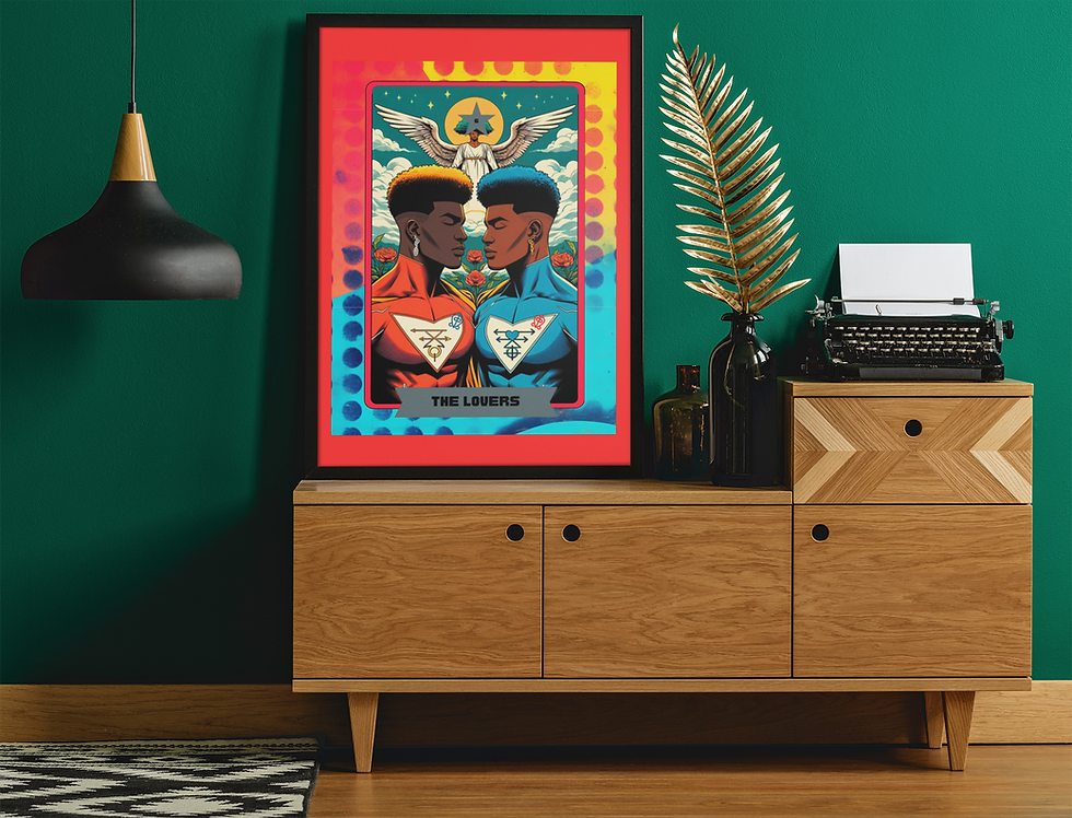 Thumbnail: Heroes Within Tarot Collection | The Lovers