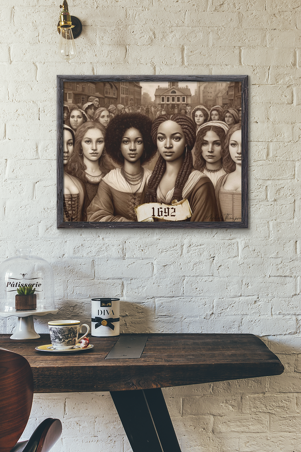 Thumbnail: 1692 Salem Art Print | Gathering of the Condemned