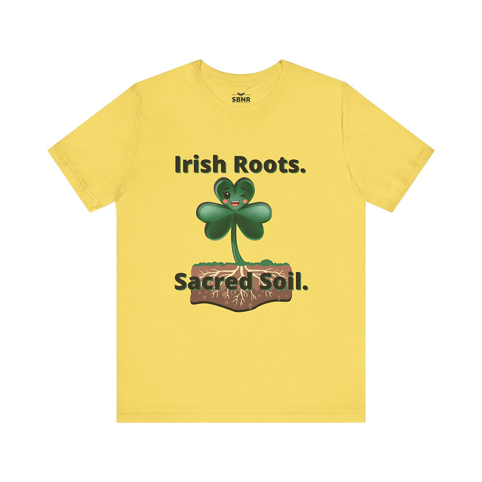 Thumbnail: Irish Roots Sacred Soil Celtic Pride Tee | Unisex Short Sleeve T-Shirt | SBNR