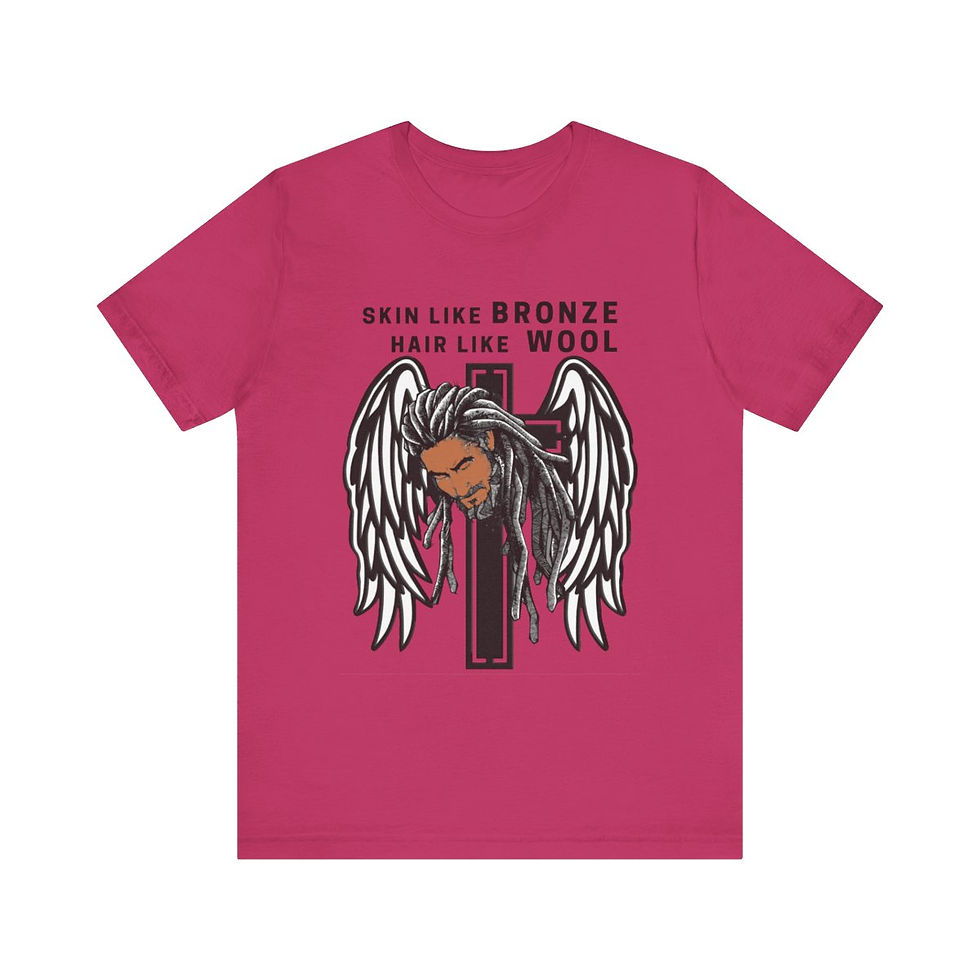 Thumbnail: Unisex Jersey Short Sleeve Tee | Skin Like Bronze Hair Like Wool