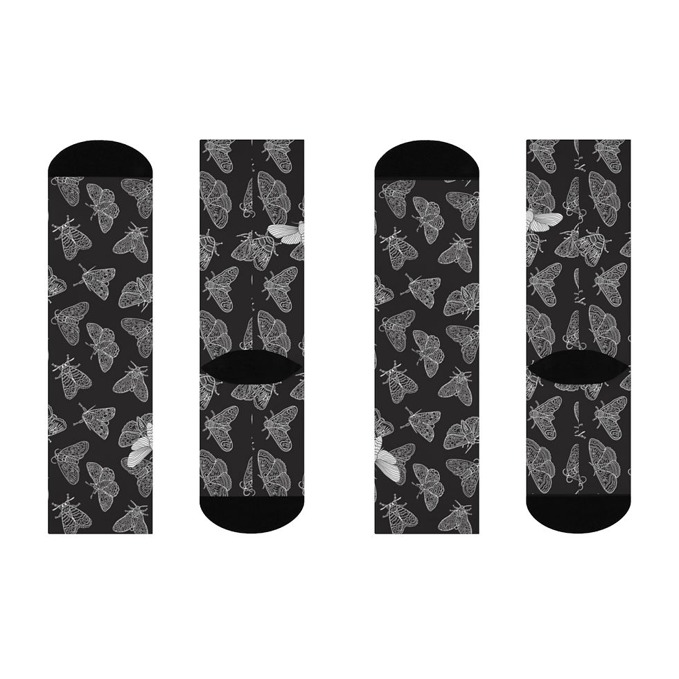 Thumbnail: Moth Crew Socks