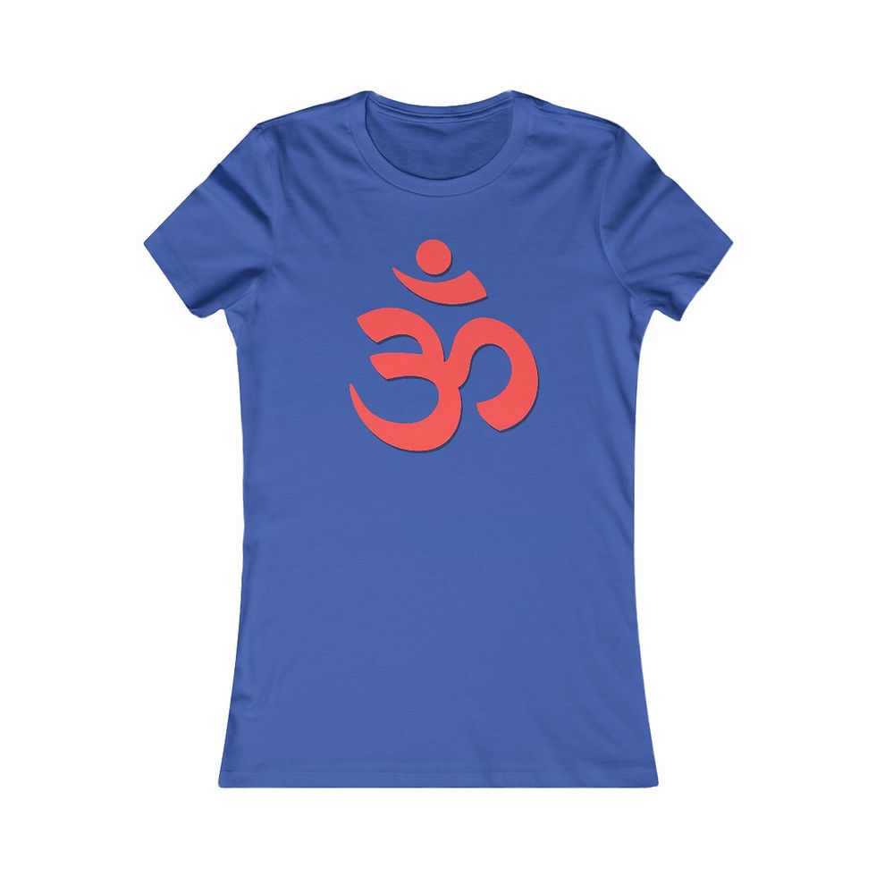 Thumbnail: Women's Red Om Favorite Tee