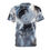 Thumbnail: Yin Yang Double Happiness Good Luck Prosperity | Blue Tie Dye Microfiber T-Shirt