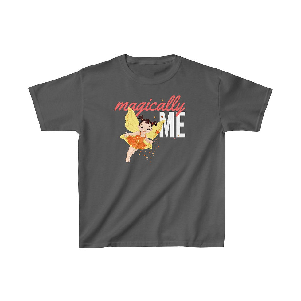 Thumbnail: Kids Youth Heavy Cotton™ Tee | Red Fairy Magically Made