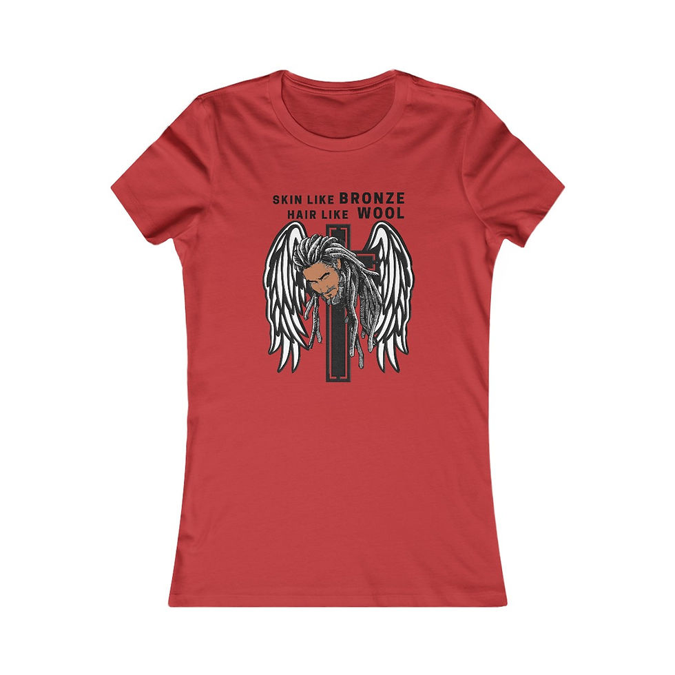 Thumbnail: Women's Ankh Favorite Tee | Skin Like Bronze Hair Like Wool