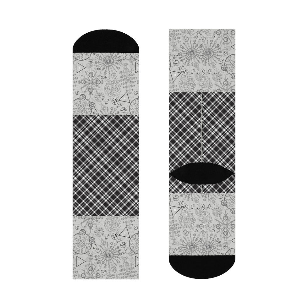 Thumbnail: Metaphysical Symbols Crew Socks