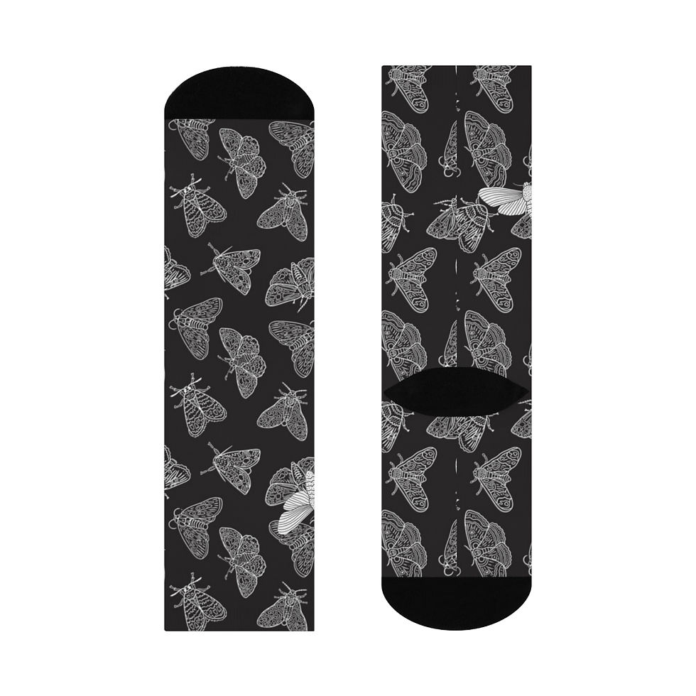 Thumbnail: Moth Crew Socks