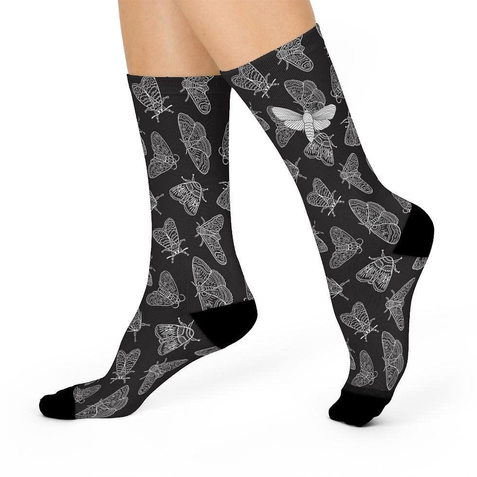 Thumbnail: Moth Crew Socks