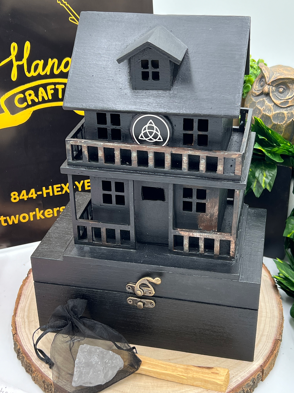 Thumbnail: lightworkers-garden-manifestation-altar-box-triquetra