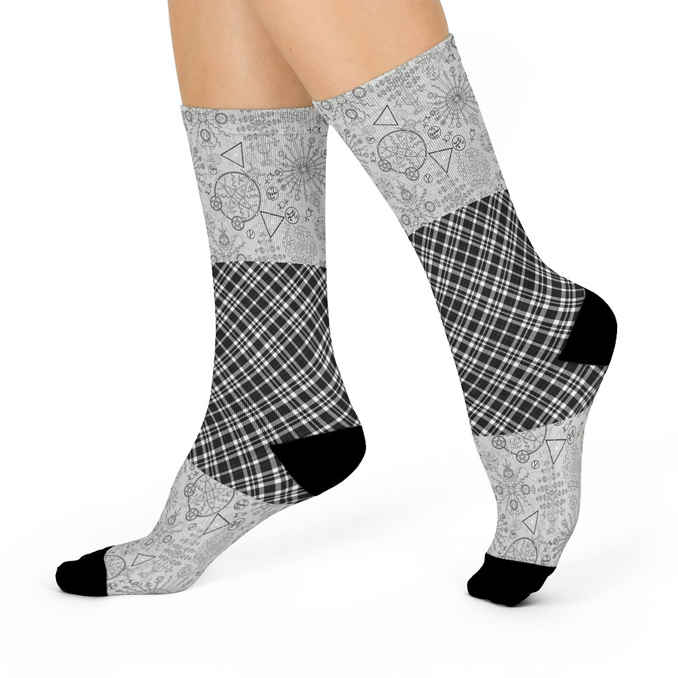 Thumbnail: Metaphysical Symbols Crew Socks