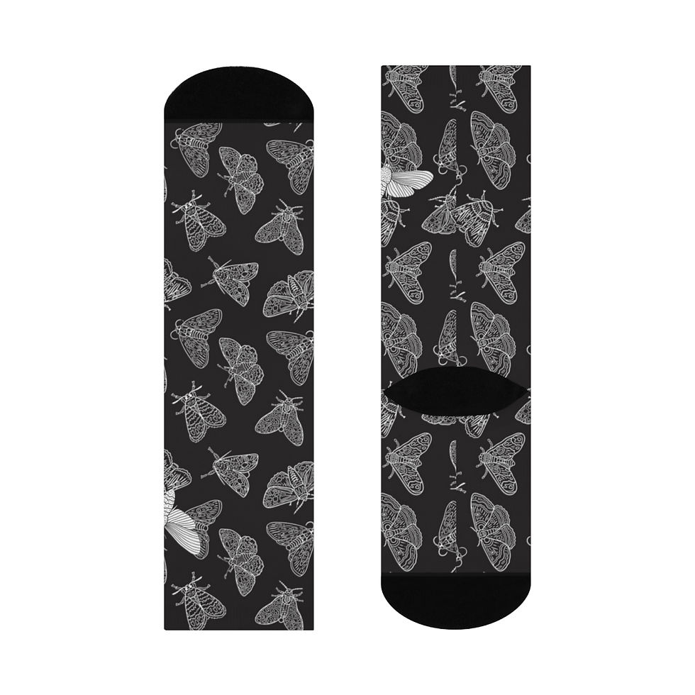Thumbnail: Moth Crew Socks