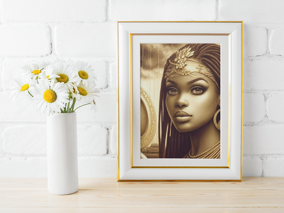 Thumbnail: Oshun Art Print | Mirror of Love: Reflections by Oshun