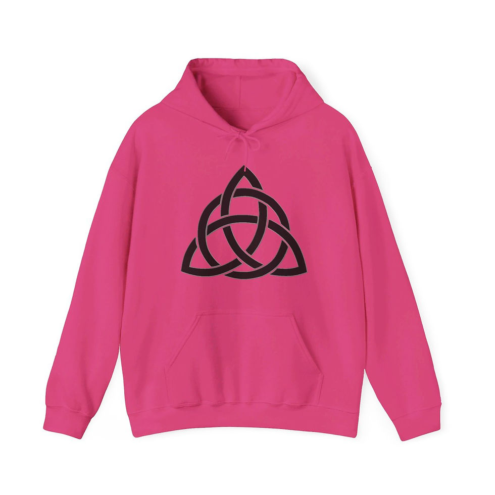 Thumbnail: Unisex Heavy Blend™ Hooded Triquetra Sweatshirt