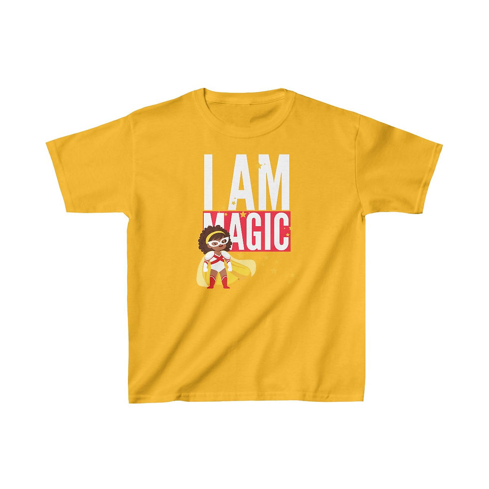 Thumbnail: Kids Youth Heavy Cotton™ Tee | I Am Magic