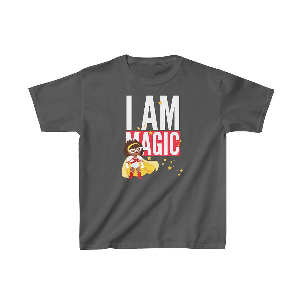 Thumbnail: Kids Youth Heavy Cotton™ Tee | I Am Magic