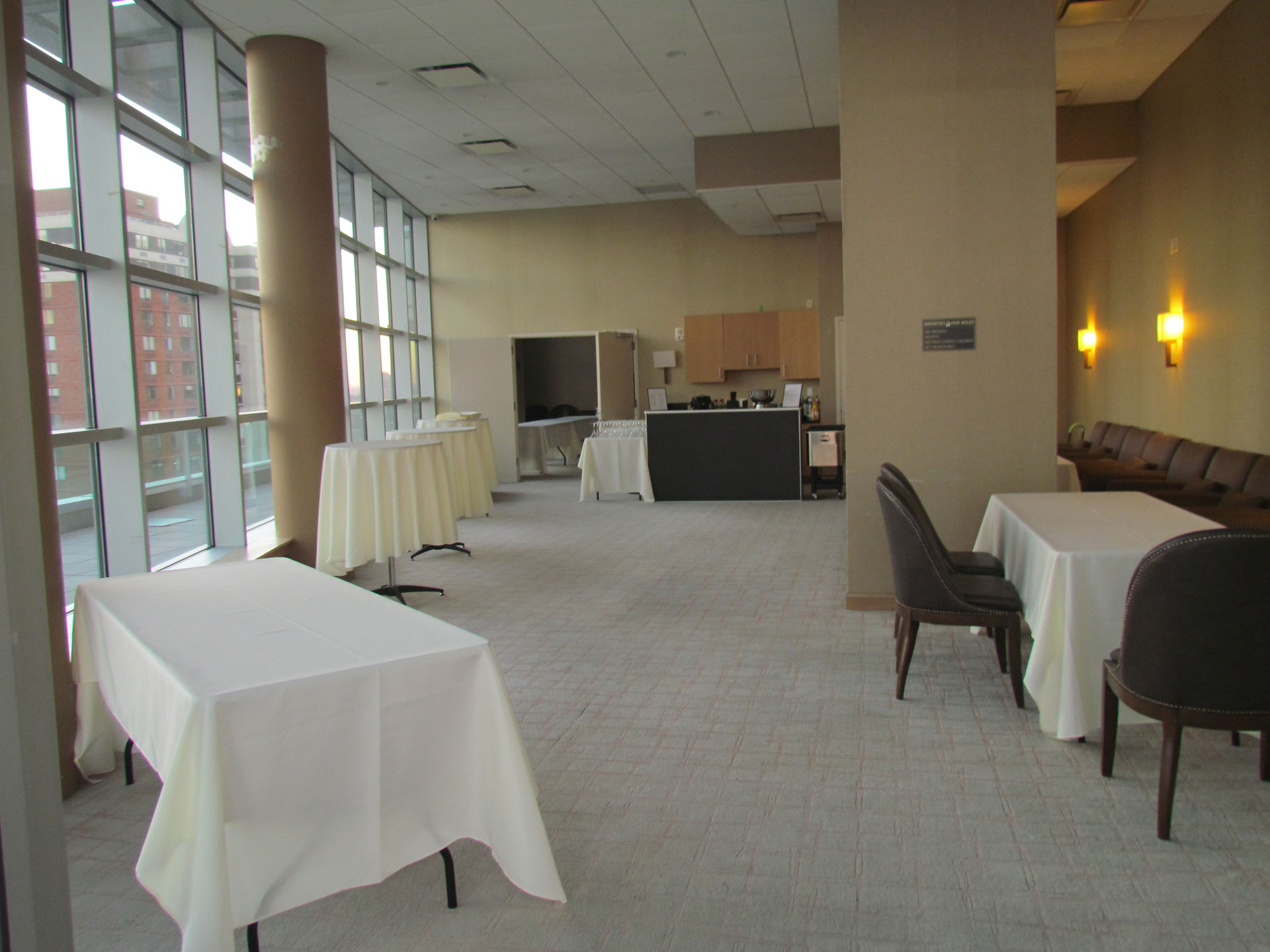 From empty clubhouse...