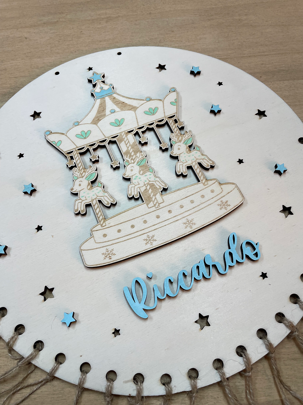 Miniatura: Calendario dell'Avvento "Carosello di Natale"
