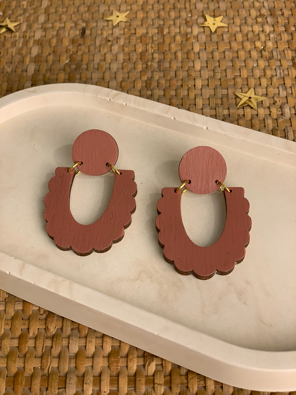 Miniatura: Orecchini in legno "Valentina"